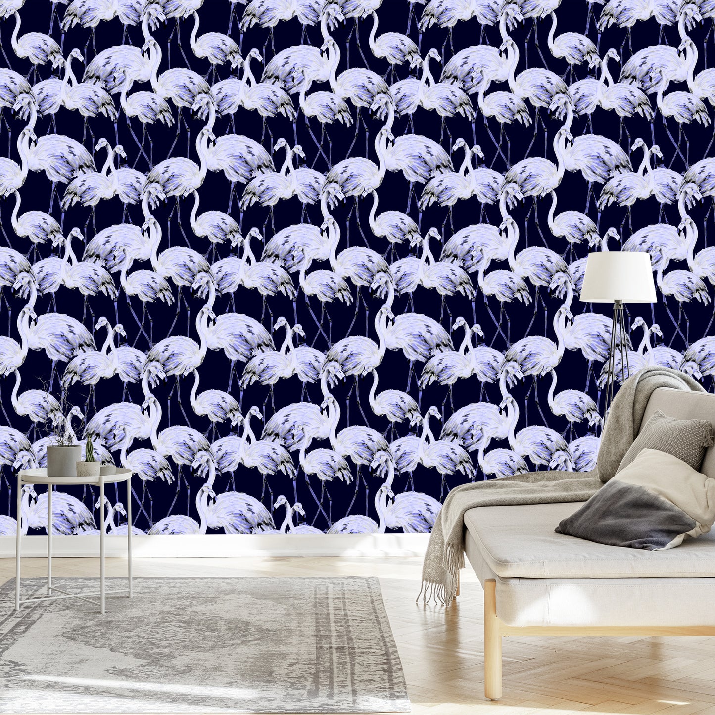 Wallpaper Flamingos