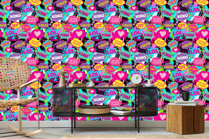 Wallpaper Pop-Art Chat