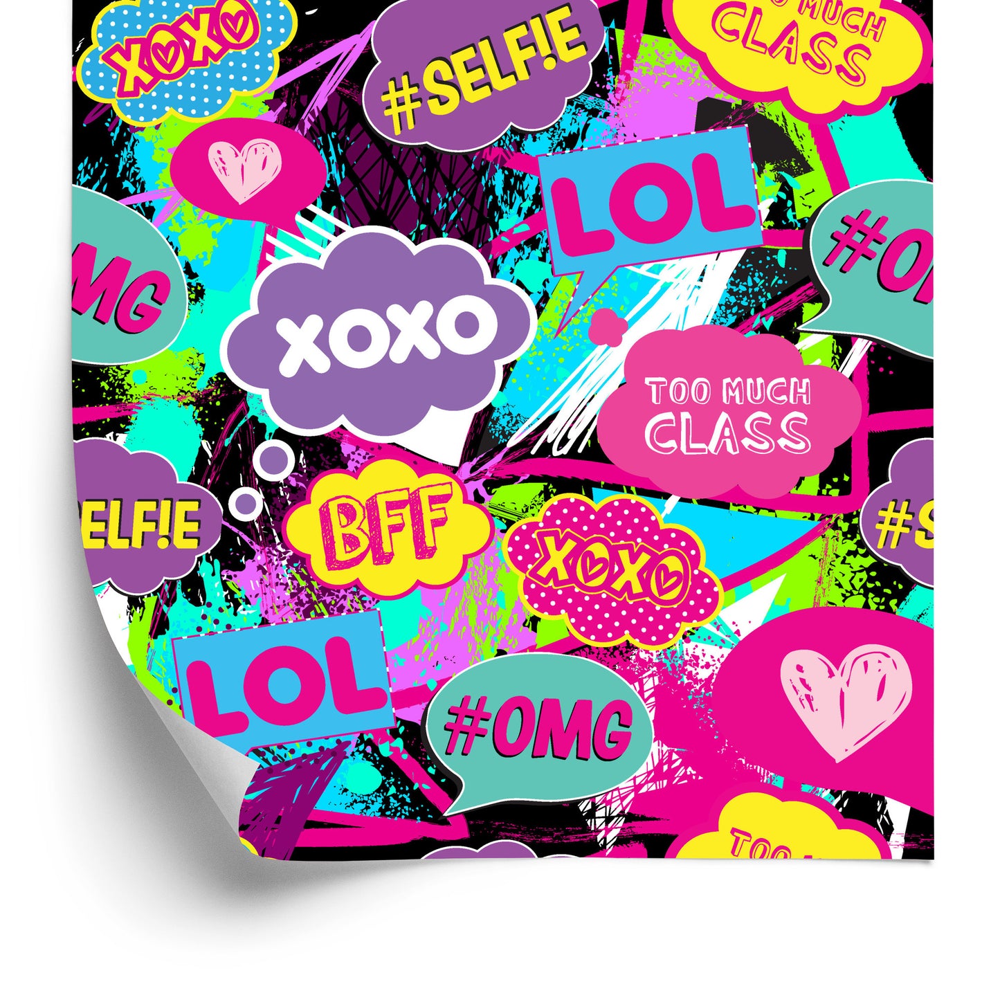 Wallpaper Pop-Art Chat