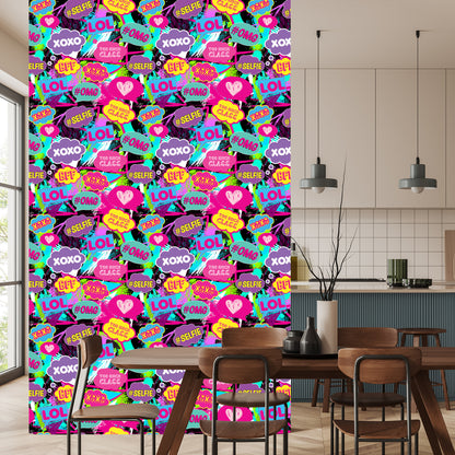 Wallpaper Pop-Art Chat
