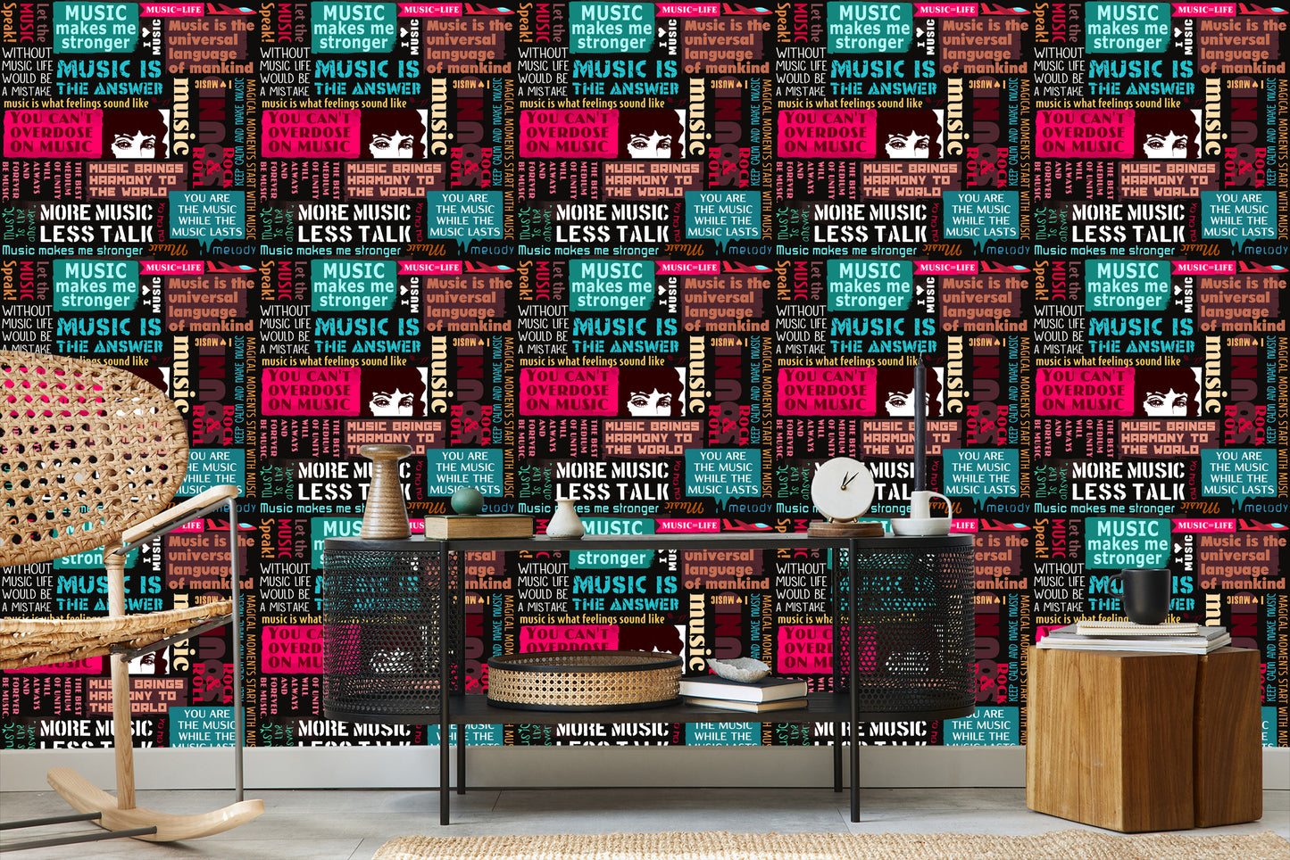 Wallpaper Musical Typography