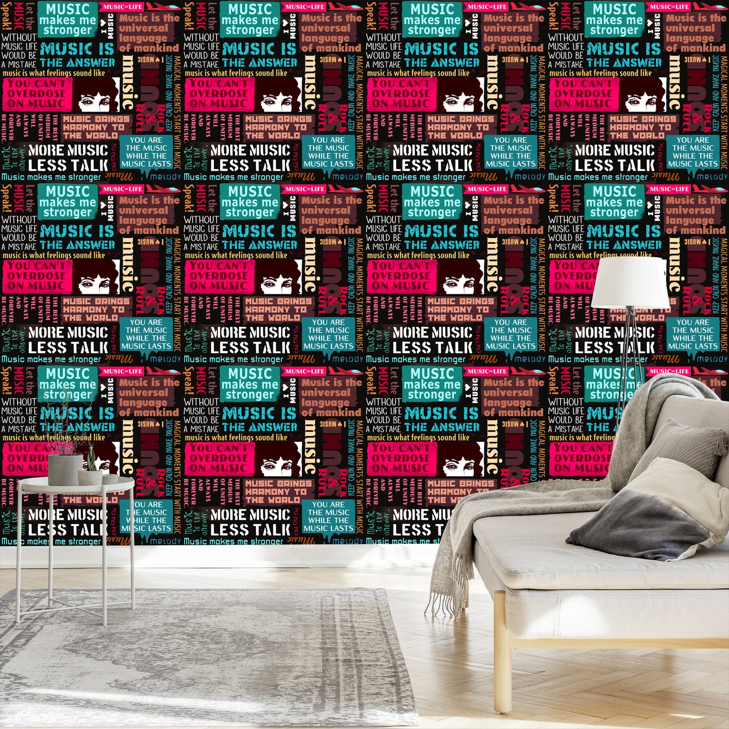 Wallpaper Musical Typography