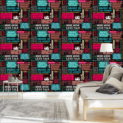 Wallpaper Musical Typography