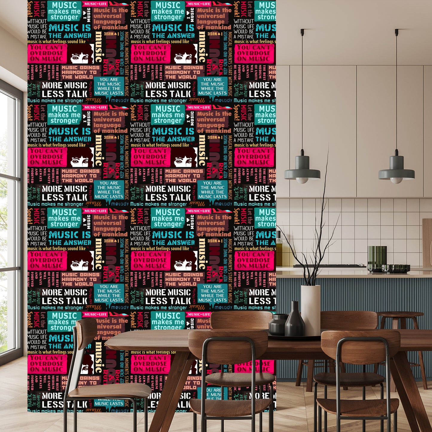 Wallpaper Musical Typography