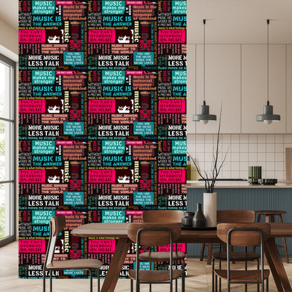 Wallpaper Musical Typography