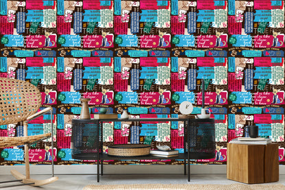 Wallpaper Teddy Bears With Typography