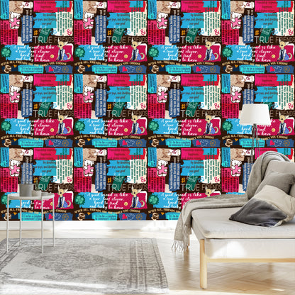 Wallpaper Teddy Bears With Typography