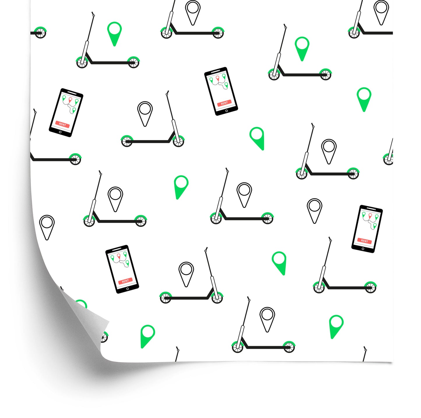 Wallpaper Scooters And Smartphones