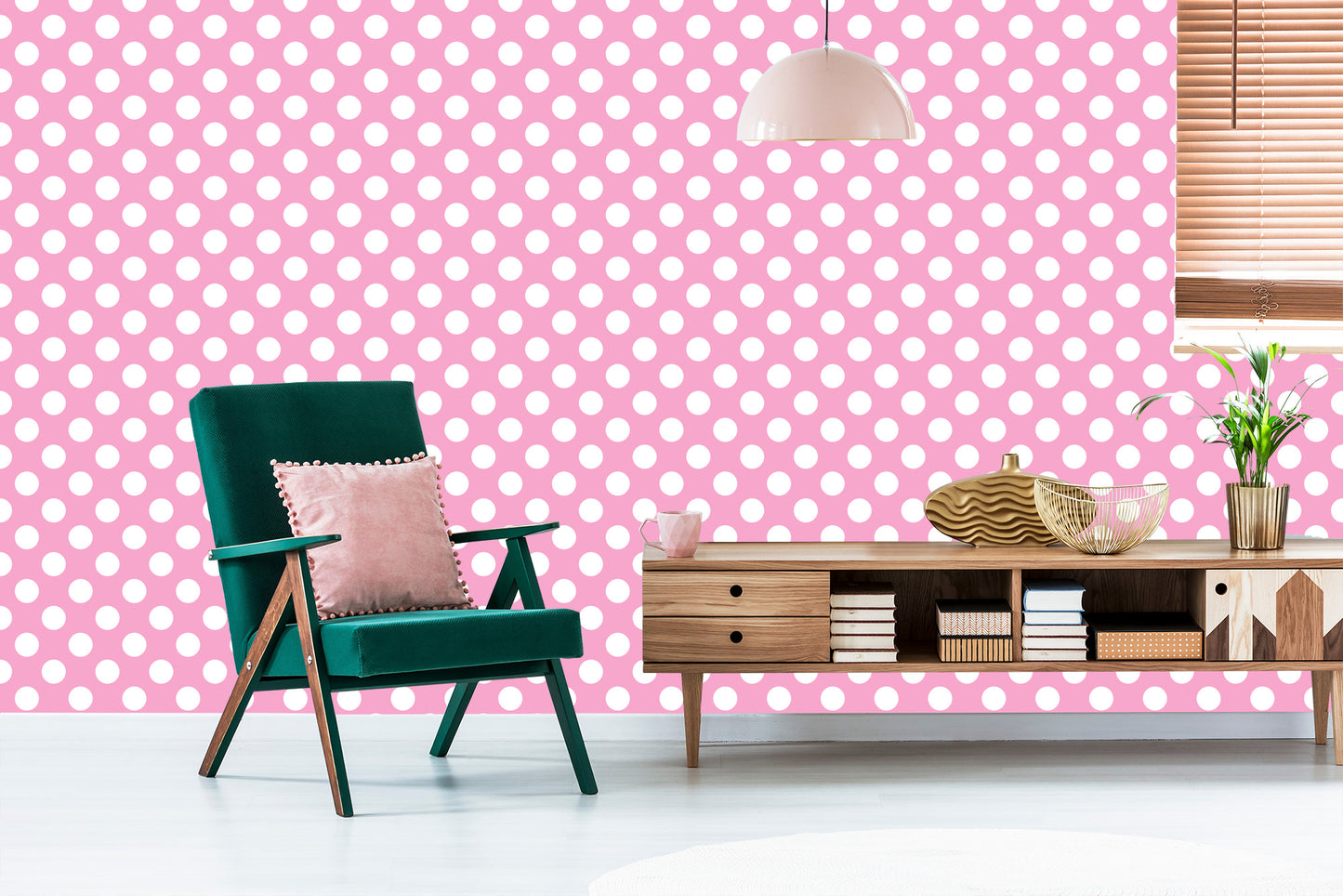 Wallpaper White Dots