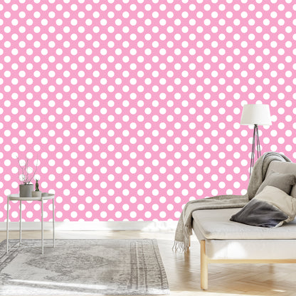 Wallpaper White Dots