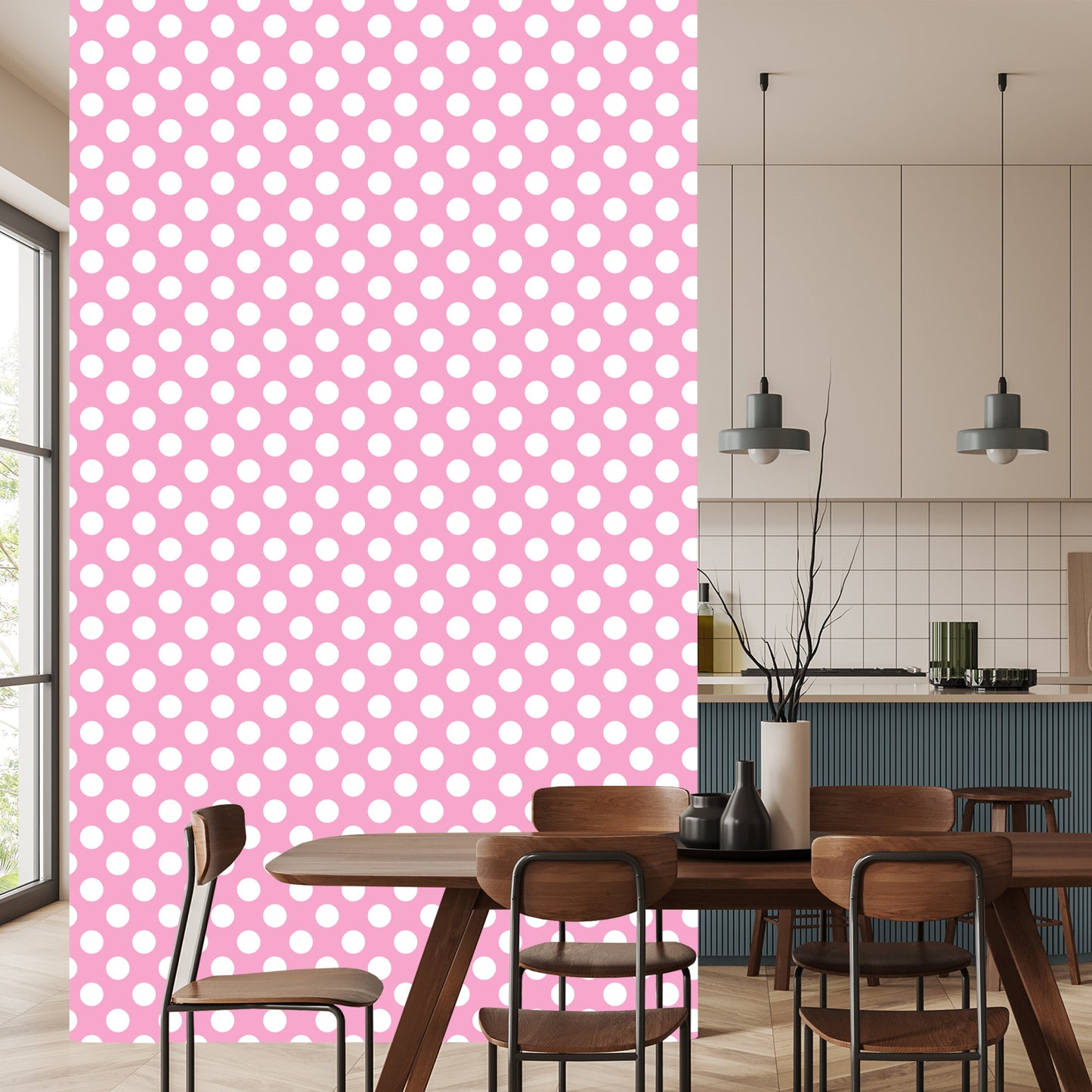 Wallpaper White Dots