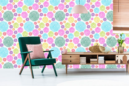 Wallpaper Geometric Pattern With Circles