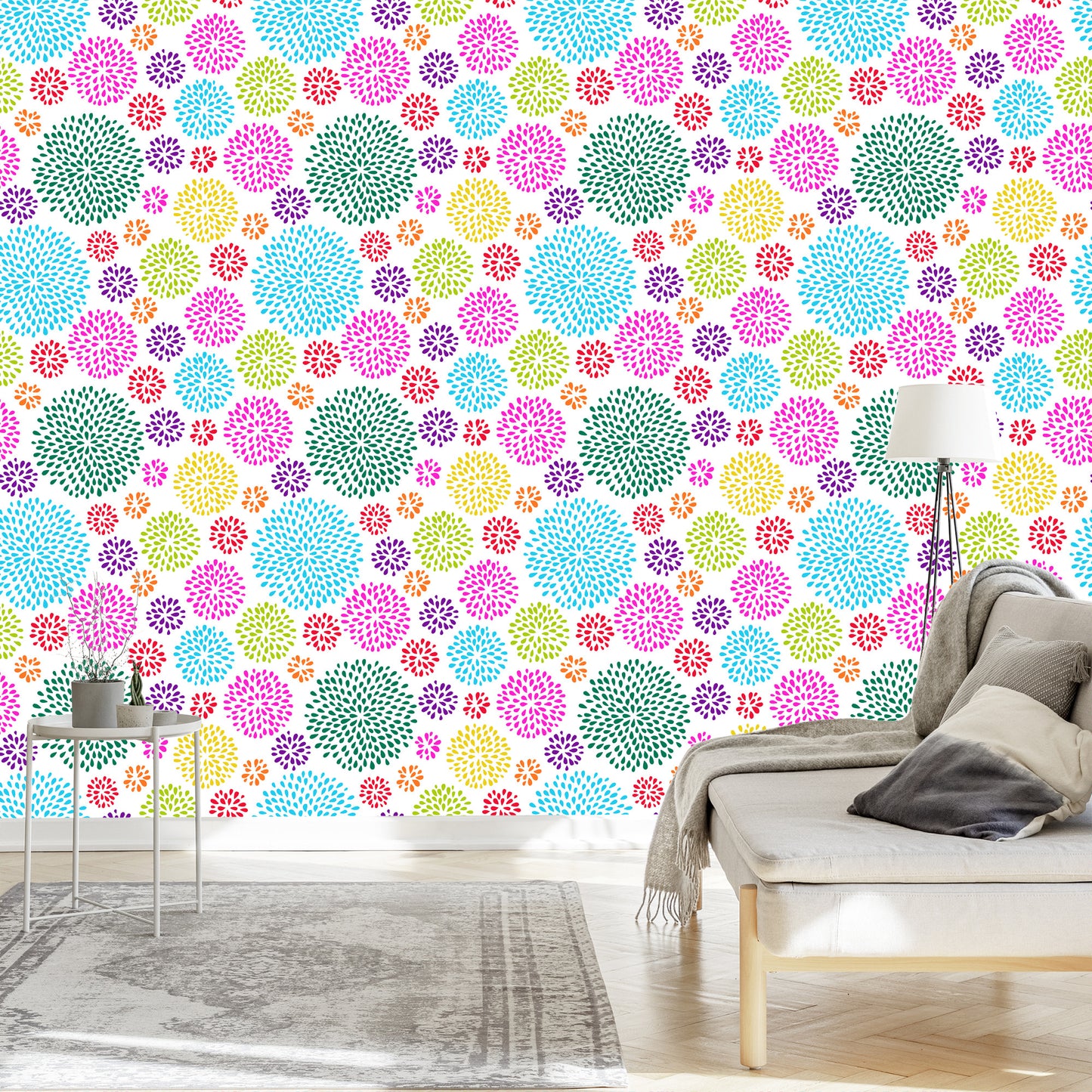 Wallpaper Geometric Pattern With Circles