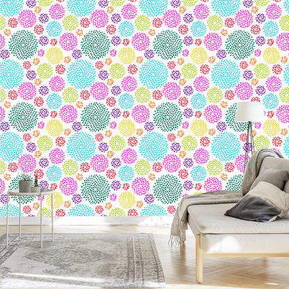 Wallpaper Geometric Pattern With Circles