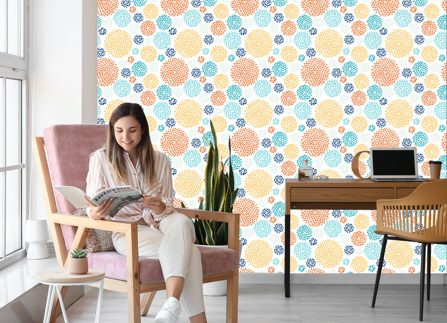 Wallpaper Colorful Circles