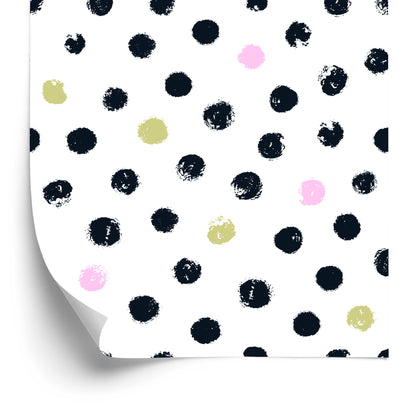 Wallpaper The Dots Painted With A Brush