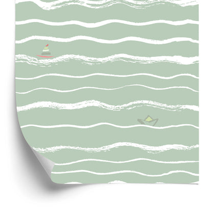 Wallpaper Stripes - Irregular Waves