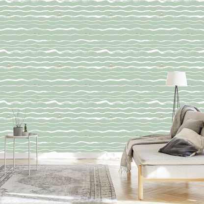 Wallpaper Stripes - Irregular Waves
