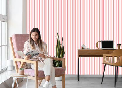 Wallpaper Vertical Retro Stripes