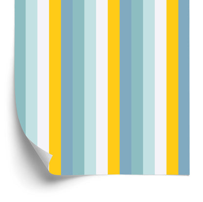 Wallpaper In Colorful Vertical Stripes Living Room Bedroom