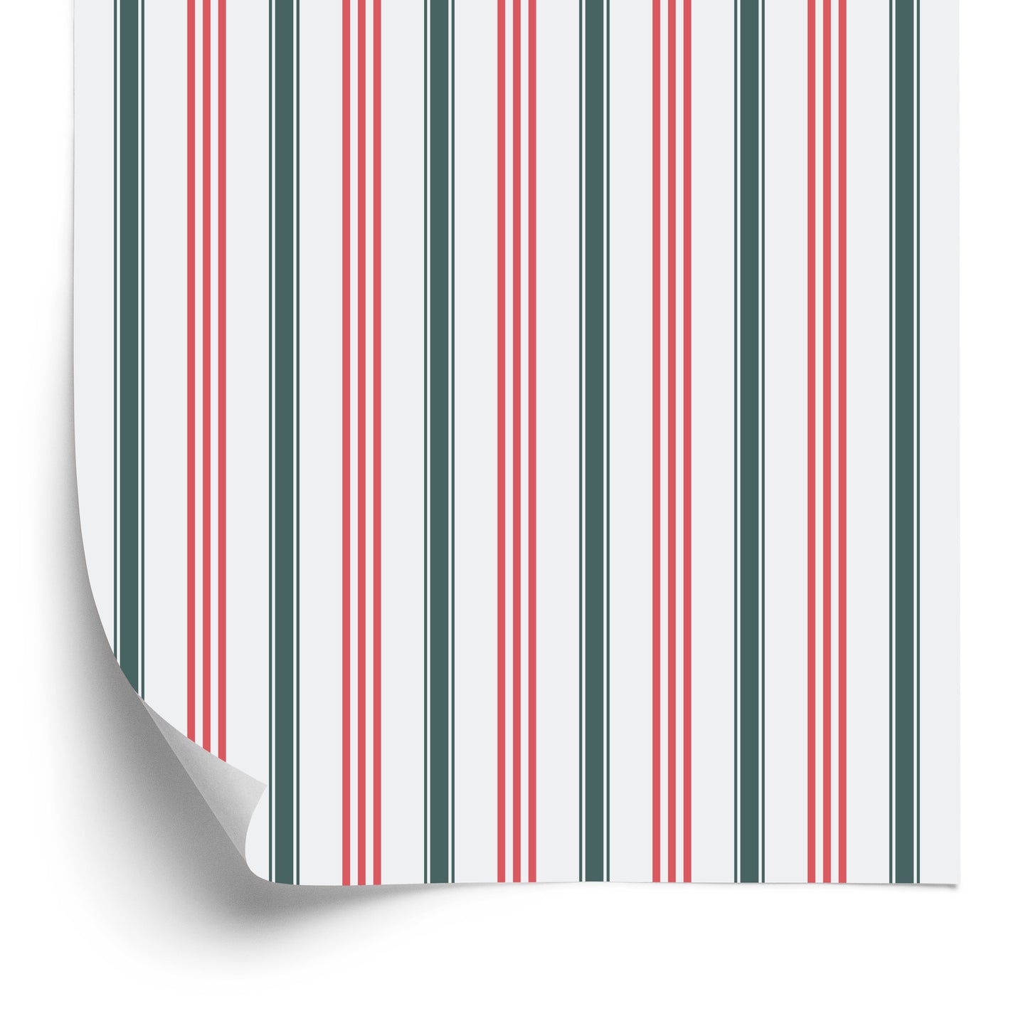 Wallpaper Modern In Colorful Vertical Striped Living Room