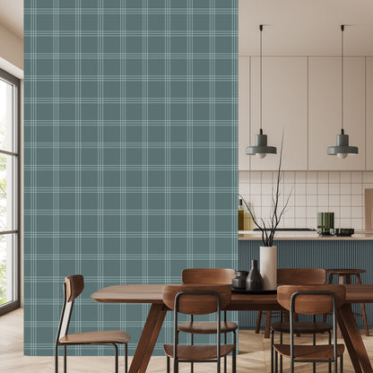 Wallpaper Scottish Plaid In Shades Of Gray