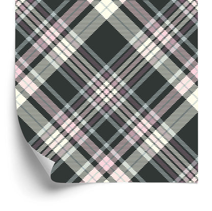 Wallpaper Beautiful Plaid In Pastel Colors