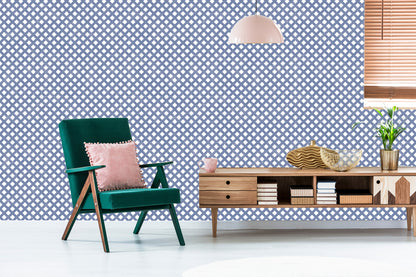 Wallpaper Geometric Grille For Living Room, Office