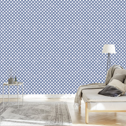 Wallpaper Geometric Grille For Living Room, Office