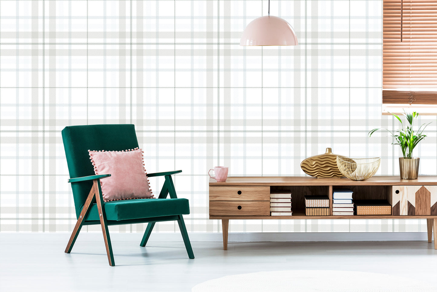 Wallpaper Optical Geometric Lattice For Living Room