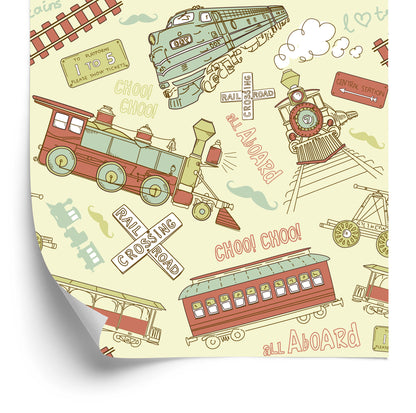 Wallpaper Vintage Locomotives