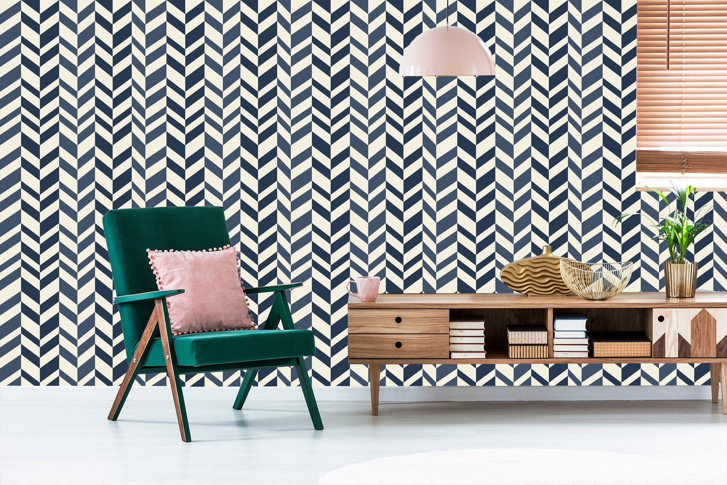 Wallpaper Retro Geometric