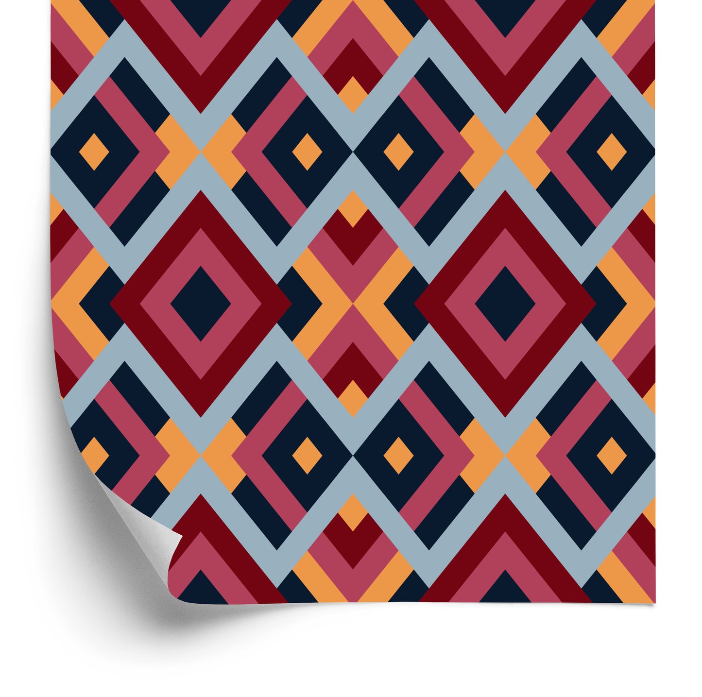 Wallpaper Geometric Colorful Diamonds