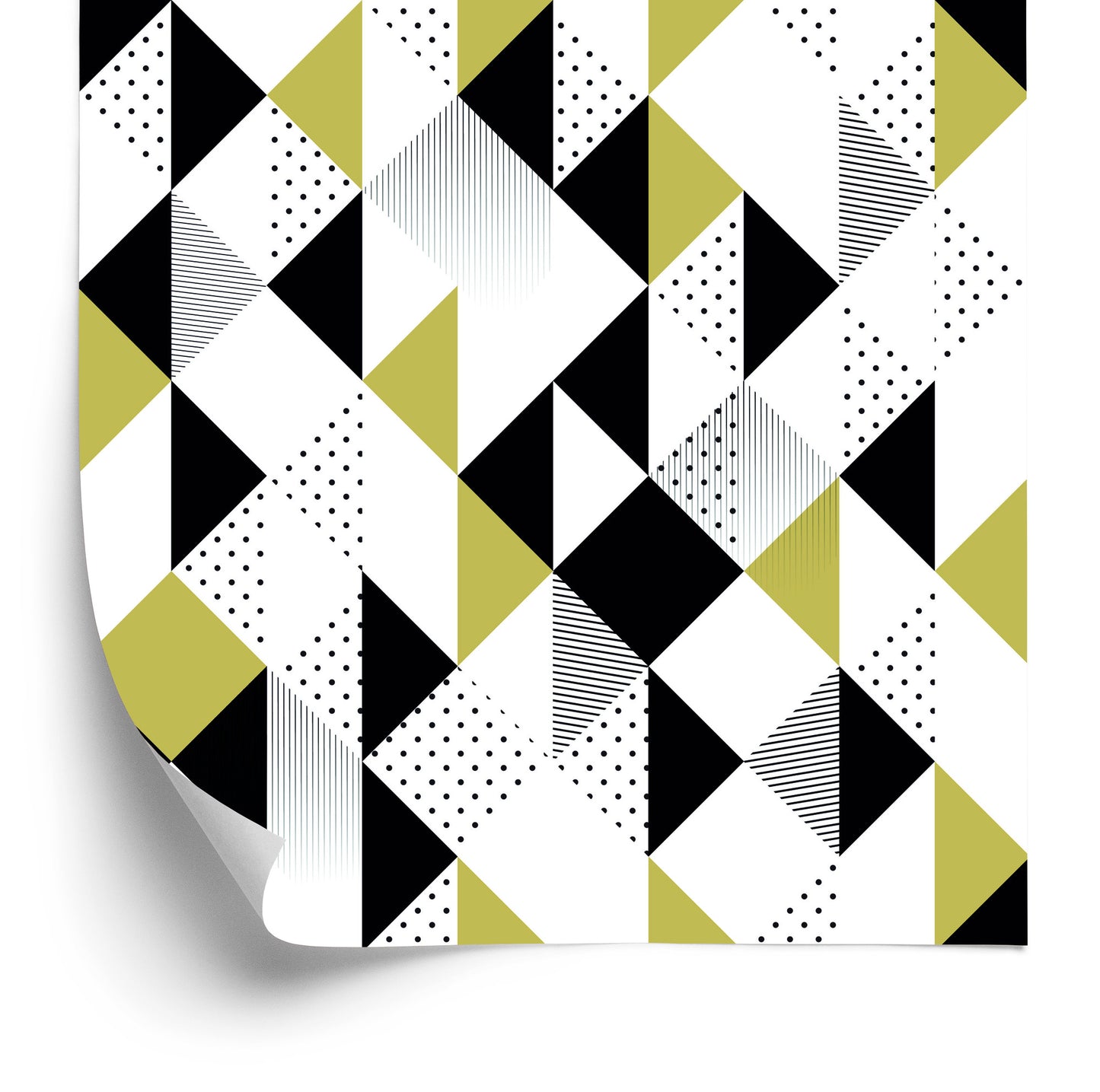 Wallpaper Geometric Colorful Triangles