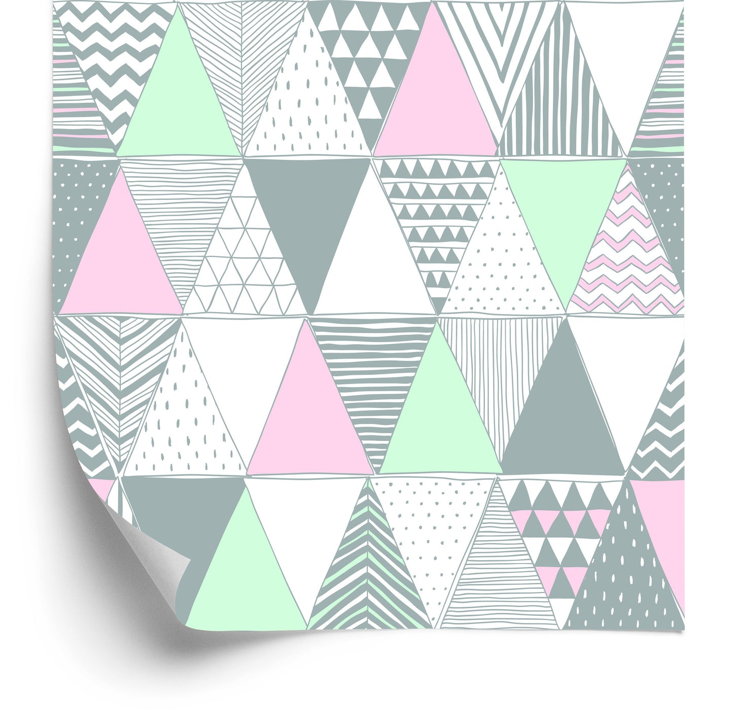 Wallpaper Geometric - Colorful Triangles