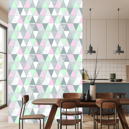 Wallpaper Geometric - Colorful Triangles