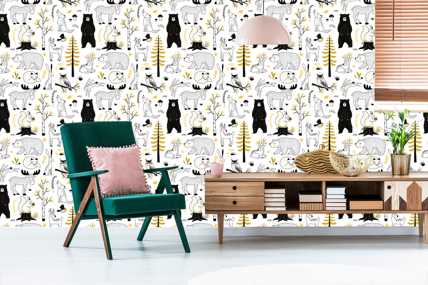 Wallpaper Forest Animals
