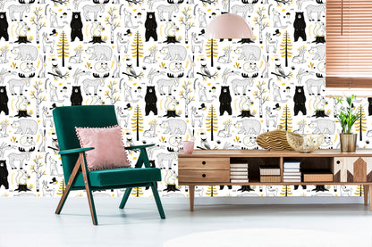 Wallpaper Forest Animals