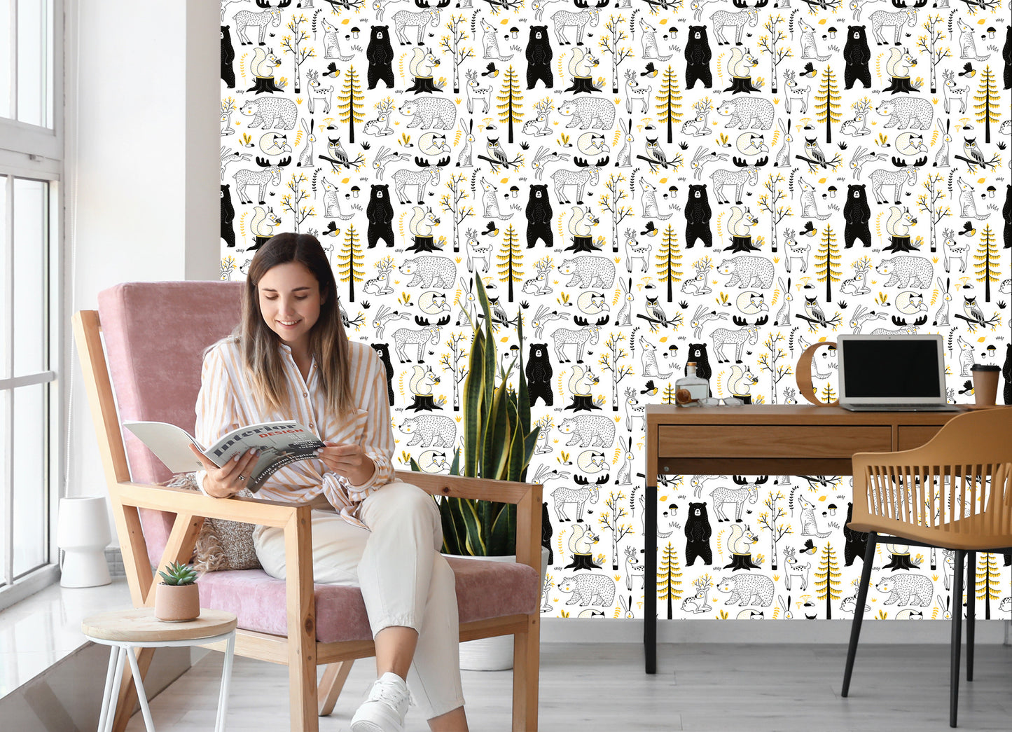 Wallpaper Forest Animals