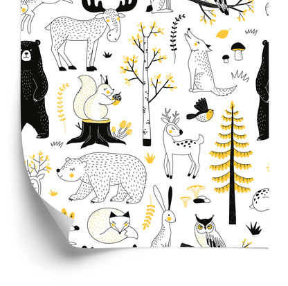 Wallpaper Forest Animals