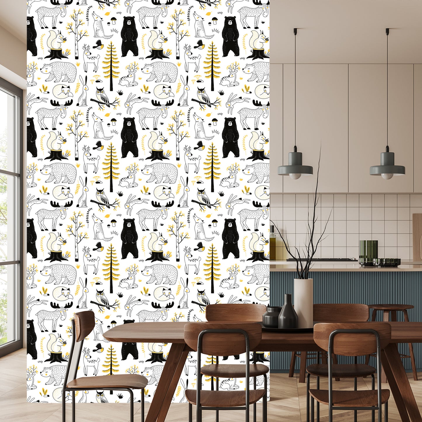 Wallpaper Forest Animals