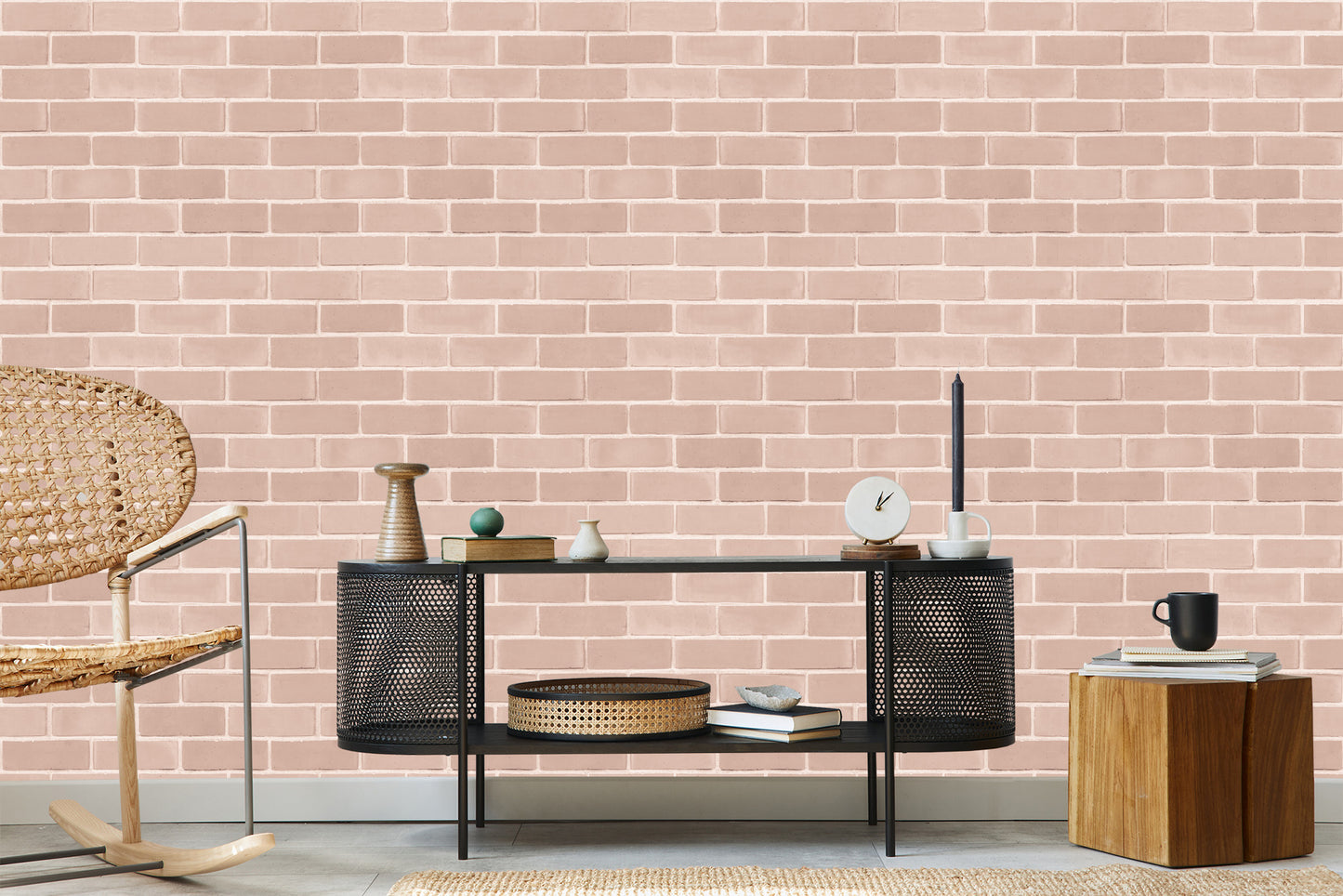 Wallpaper Brick Modern 3D Effect