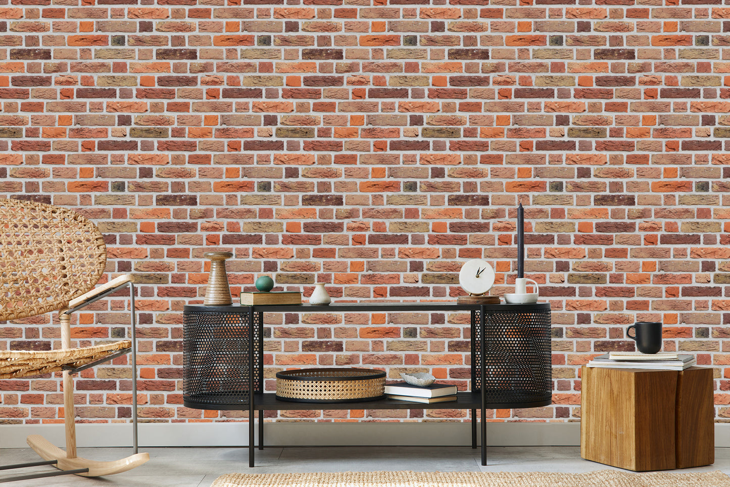 Wallpaper Brick Red