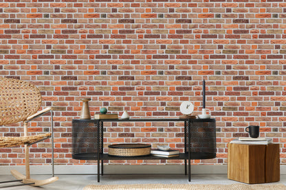 Wallpaper Brick Red