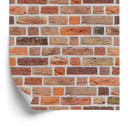 Wallpaper Brick Red