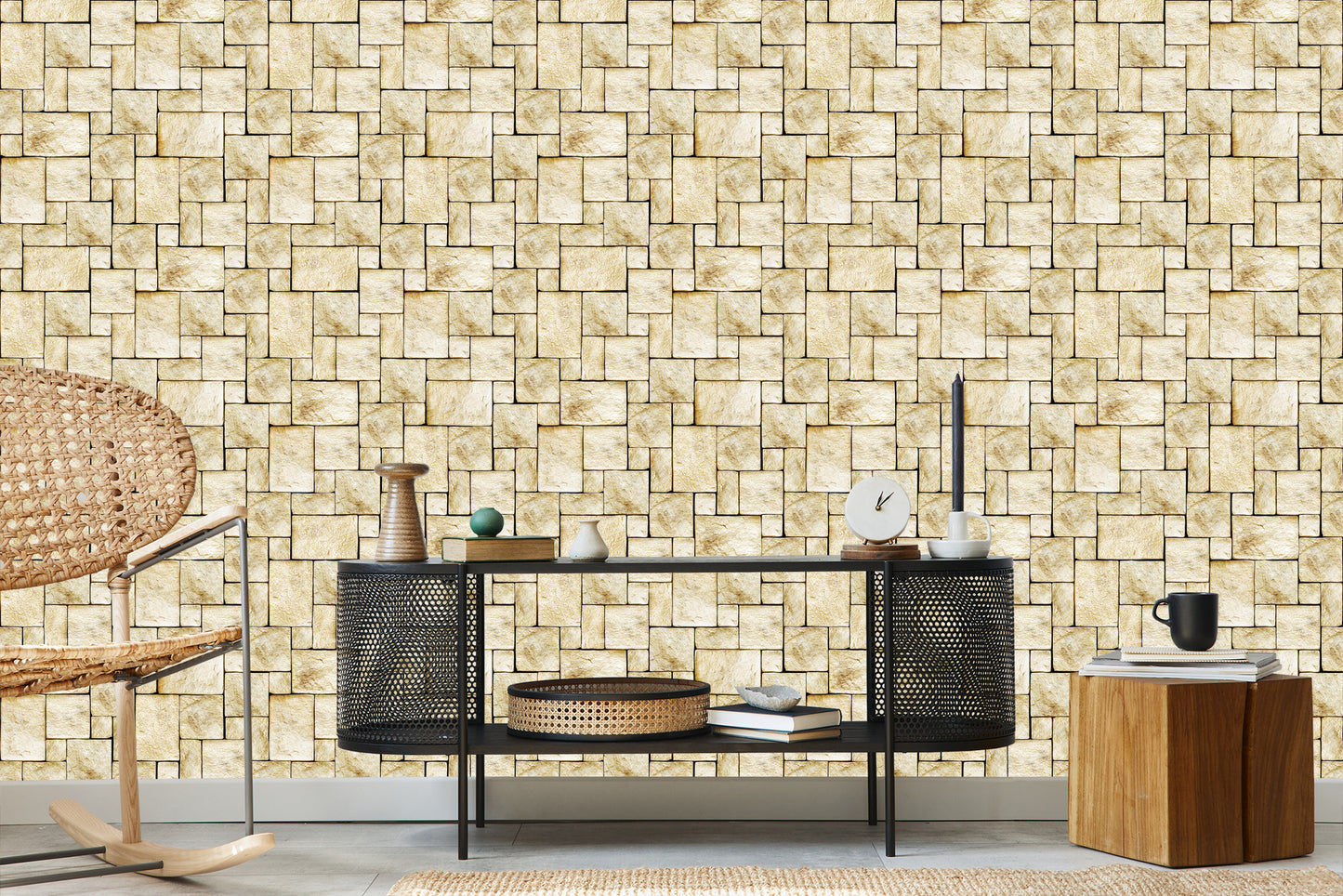 Wallpaper Brick Stone