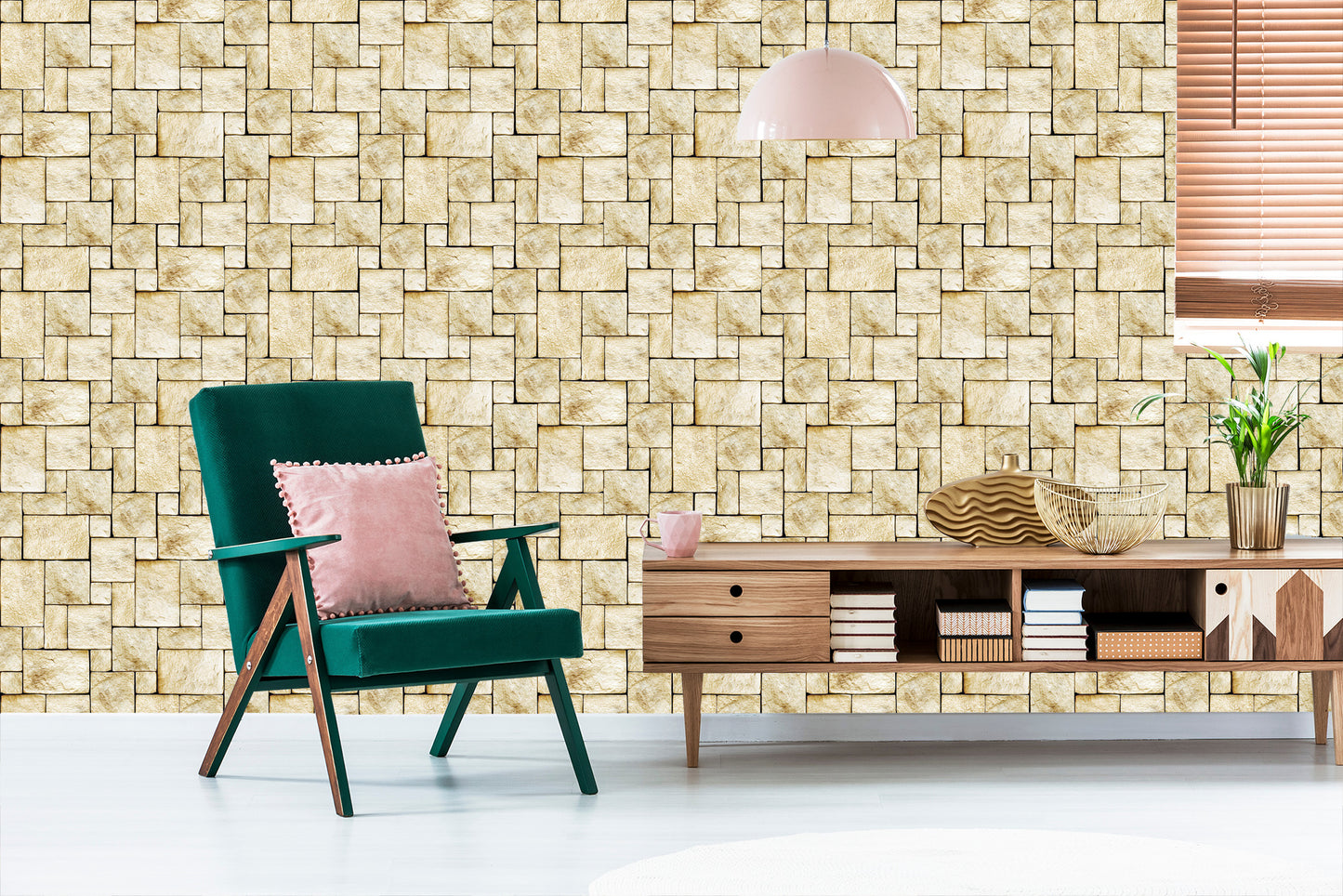 Wallpaper Brick Stone