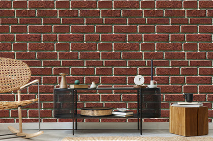 Wallpaper Red Brick 3D