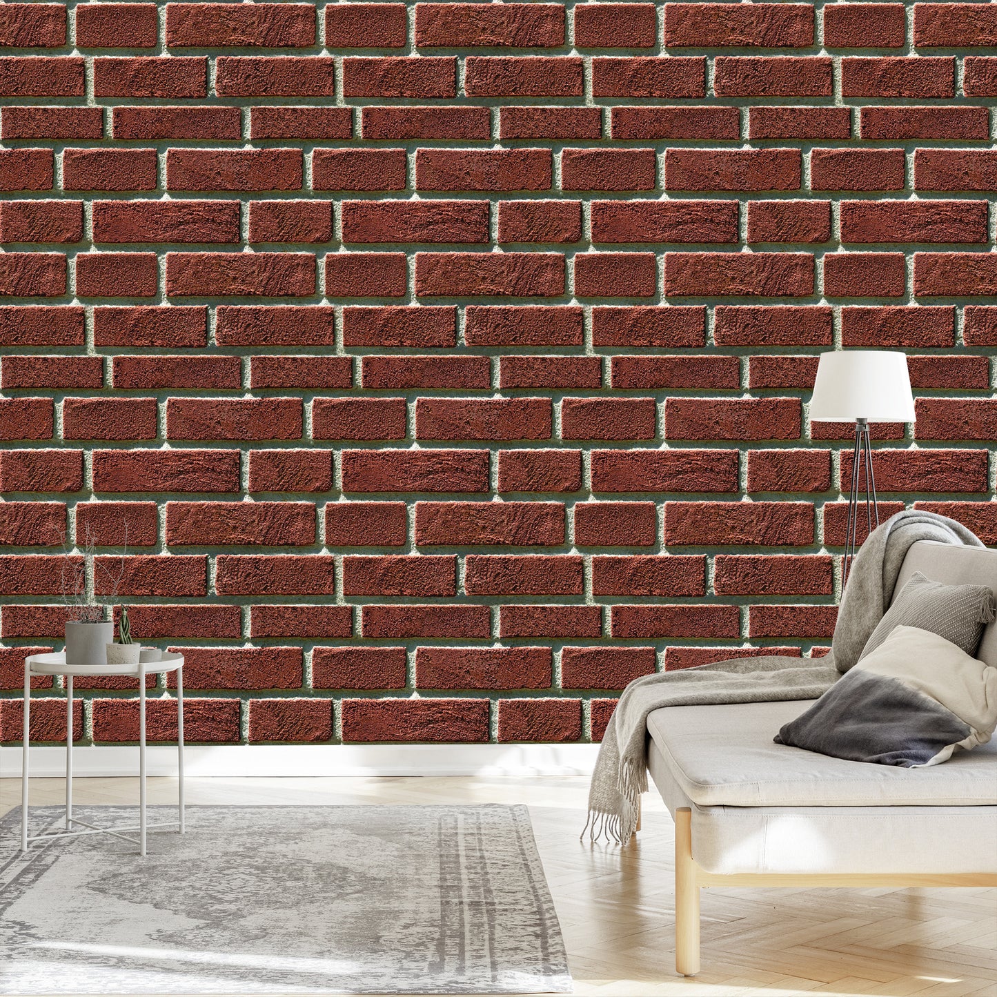 Wallpaper Red Brick 3D