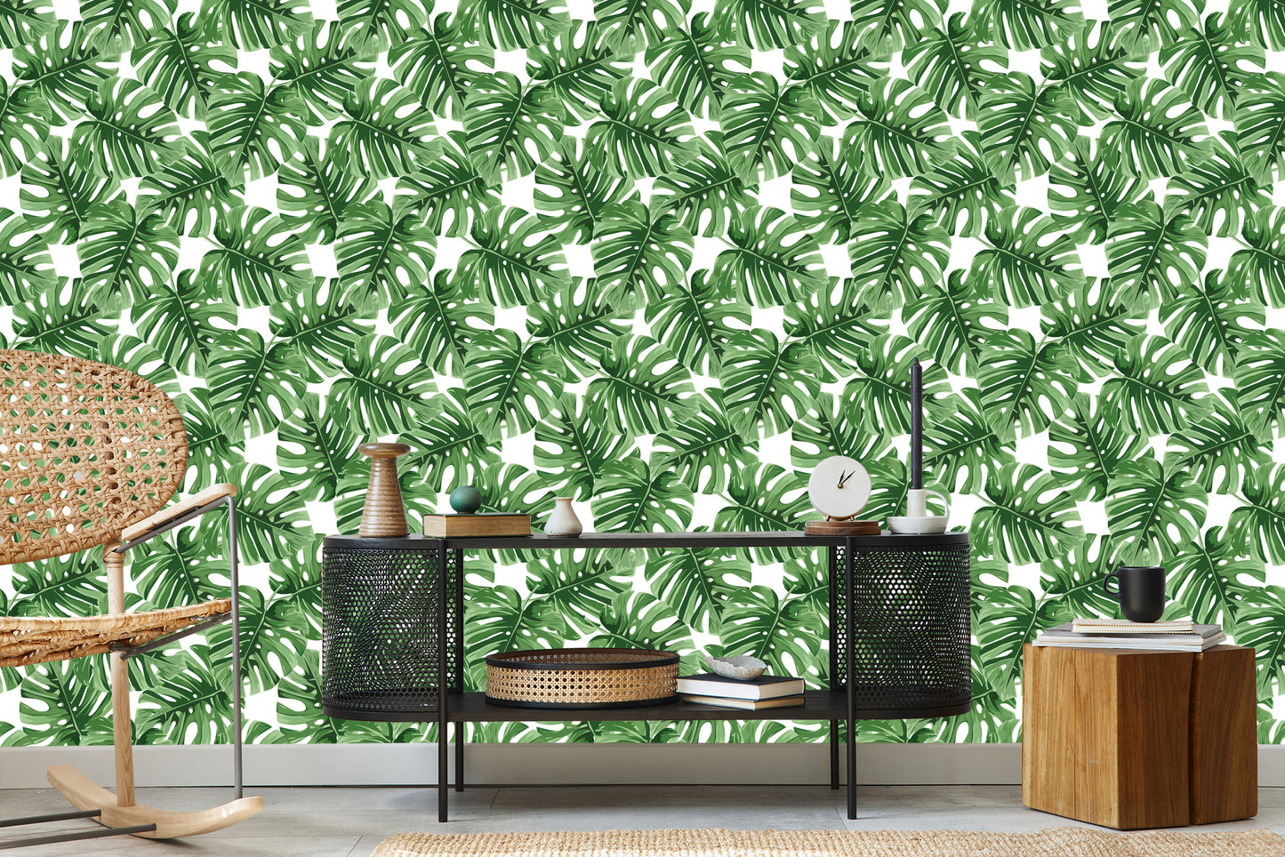 Wallpaper Tropical Leaves